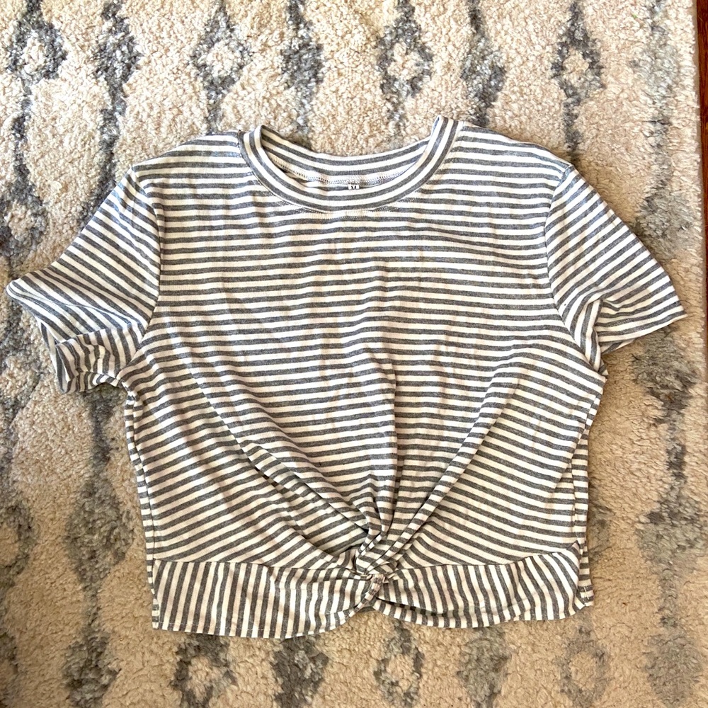 Stripe Crop Top
